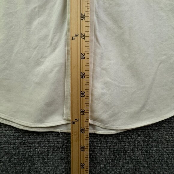 Brooks Brothers Men Non Iron Button Up Shirt Long Sleeve Ivory Madison 16 33 - Picture 4 of 15